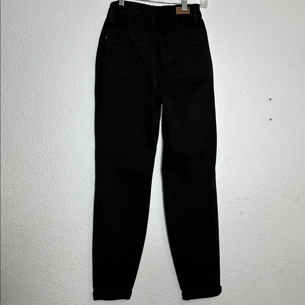 Judy Blue High Waist Black Jogger Jeans Stretch Womens 0/24 Modern Preppy Casual